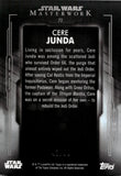 2020 Cere Junda Topps Star Wars Masterwork GREEN 43/99 #72