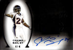 2022 Champ Bailey Leaf In The Game Used BLACK VIGNETTE AUTO 4/4 AUTOGRAPH #VA-CB1 Denver Broncos HOF