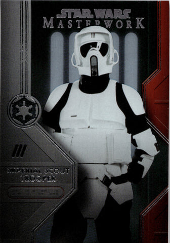 2020 Imperial Scout Trooper Topps Star Wars Masterwork TROOPER OF THE GALACTIC EMPIRE 236/299 #TE-5