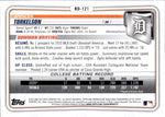 2020 Spencer Torkelson Bowman Draft 1ST BOWMAN #BD-121 Detroit Tigers 15