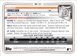 2020 Spencer Torkelson Bowman Draft 1ST BOWMAN #BD-121 Detroit Tigers 15