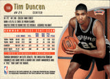 1997-98 Tim Duncan Bowman's Best ROOKIE RC #106 San Antonio Spurs HOF
