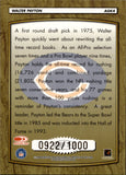 1999 Walter Payton Donruss ALL-TIME GRIDIRON KINGS 0922/1000 #AGK4 Chicago Bears HOF