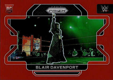 2022 Blair Davenport Panini WWE Prizm ROOKIE RED 018/299 RC #19 NXT UK