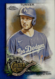 2022 Trea Turner Topps Allen & Ginter Chrome BLUE REFRACTOR 063/150 #115 Los Angeles Dodgers