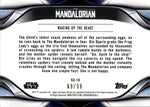 2022 Waking Up the Beast Topps Chrome Star Wars The Mandalorian Beskar Edition BLUE REFRACTOR 69/99 #S2-10