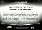 2020 The Wisdom of Yoda Topps Star Wars Masterwork RAINBOW FOIL 270/299 #WY-8 Luke Skywalker