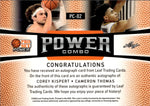 2021-22 Corey Kispert Cameron Thomas Leaf Pro Set Power COMBO GREEN DUAL ROOKIE AUTO 01/15 AUTOGRAPH RC #PC-02 Washington Wizards Brooklyn Nets