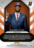 2018-19 Deandre Ayton Panini Prizm LUCK OF THE LOTTERY ROOKIE RC #1 Phoenix Suns