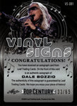 2021 Dale Bozzio Leaf Pop Century SILVER VINYL SIGNS AUTO 33/65 AUTOGRAPH #VS-DB1 Missing Persons