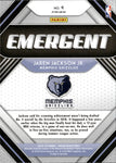 2018-19 Jaren Jackson Jr. Panini Prizm HOLO SILVER ROOKIE EMERGENT RC #4 Memphis Grizzlies