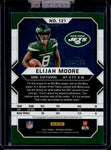 2021 Elijah Moore Panini Obsidian ROOKIE HOLO AUTO 006/199 AUTOGRAPH #121 New York Jets