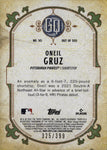 2022 Oneil Cruz Topps Gypsy Queen BURNT UMBER ROOKIE 325/399 RC #30 Pittsburgh Pirates