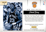 2012-13 Patrick Ewing Panini Threads THROWBACK THREADS JERSEY RELIC #1 New York Knicks 1