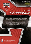 2017-18 Lauri Markkanen Panini Prizm HOLO SILVER EMERGENT ROOKIE RC #EM-LAU Chicago Bulls