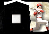2022 Pete Rose Leaf In the Game Used BLACK HALL OF FAME CALIBER JERSEY 2/4 RELIC #HC-15 Cincinnati Reds