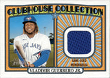 2021 Vladimir Guerrero Jr. Topps Heritage High Number CLUBHOUSE COLLECTION JERSEY RELIC #CC-VGJ Toronto Blue Jays