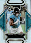 2021 Travis Etienne Jr. Panini Select HOLO SILVER CLUB LEVEL ROOKIE RC #254 Jacksonville Jaguars 1