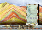 2019 Rainbow Mountain Upper Deck Goodwin Champions WORLD TRAVELER MAP RELIC #WT-196 Peru