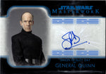 2020 Simon Paisley Day as General Quinn Topps Star Wars Masterwork BLUE AUTO 81/99 AUTOGRAPH #A-SPD