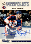 2012-13 Dave Babych Panini Classics AUTO AUTOGRAPH #146 Winnipeg Jets
