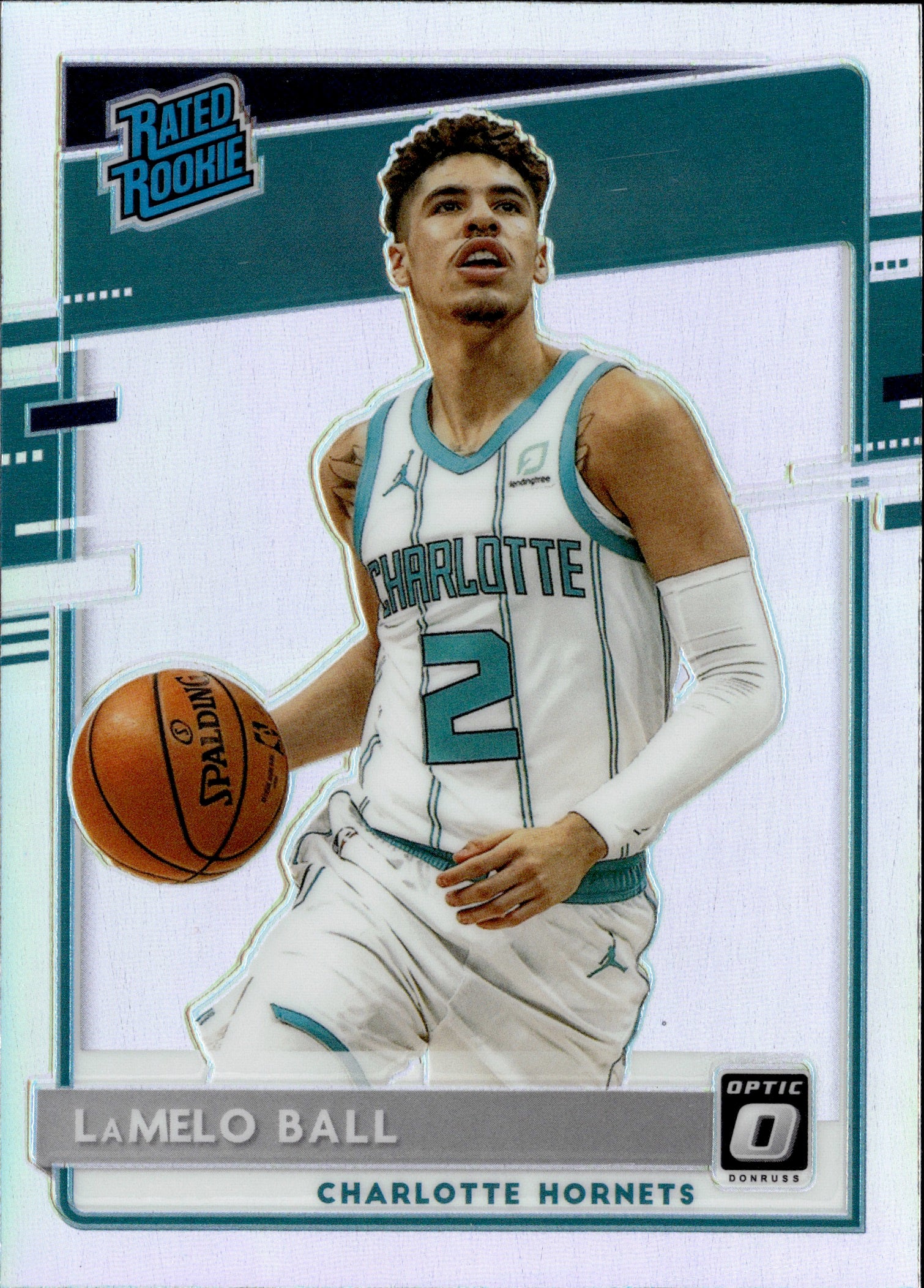 2020-21 LaMelo Ball Donruss Optic HOLO SILVER RATED ROOKIE