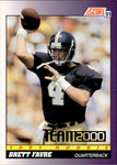 2000 Brett Favre Score TEAM 2000 1022/1991 #TM05 Atlanta Falcons HOF *NRMT*