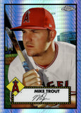 2021 Mike Trout Topps Chrome Platinum Anniversary MEGA BOX PRISM REFRACTOR #156 Anaheim Angels