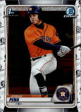 2020 Jeremy Pena Bowman Chrome PROSPECTS 1ST BOWMAN #BCP-61 Houston Astros 3