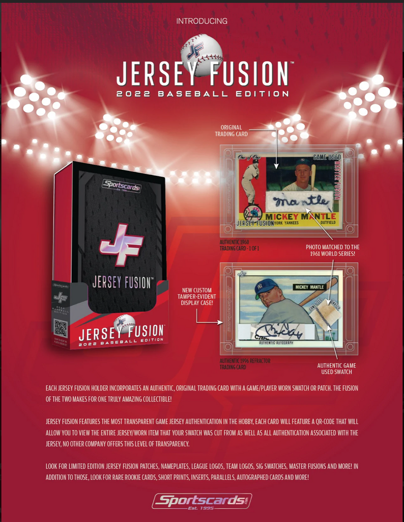 2022 Jersey Fusion Football Hobby Box