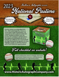 2023 Historic Autographs National Pastime Autographed Baseball Hobby, Box