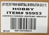2020-21 Panini Revolution Hobby Basketball, 16 Box Master Case