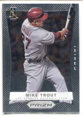 2012 Mike Trout Panini Prizm #50 Anaheim Angels
