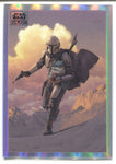 2021 The Mandalorian - The Child Topps Chrome Star Wars Galaxy REFRACTOR #MN-3 JEDI 1