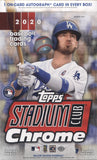 2020 Topps Stadium Club Chrome Baseball, Box