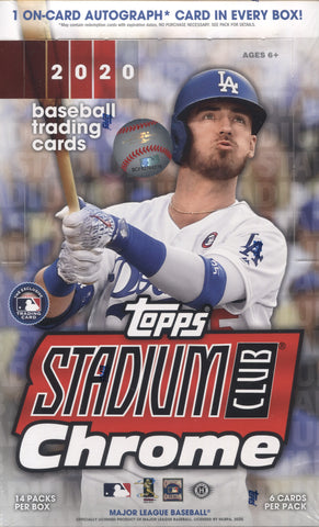 2020 Topps Stadium Club Chrome Baseball, Box