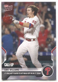 2021 Luke Williams Topps Now CALL UP ROOKIE RC #332 Philadelphia Phillies 1