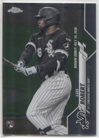 2020 Luis Robert Topps Chrome ROOKIE RC #U58 Chicago White Sox 1