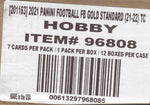 2021 Panini Gold Standard Hobby Football, 12 Box Case