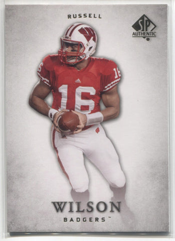 2012 Russell Wilson Upper Deck SP Authentic ROOKIE RC #87 Seattle Seahawks