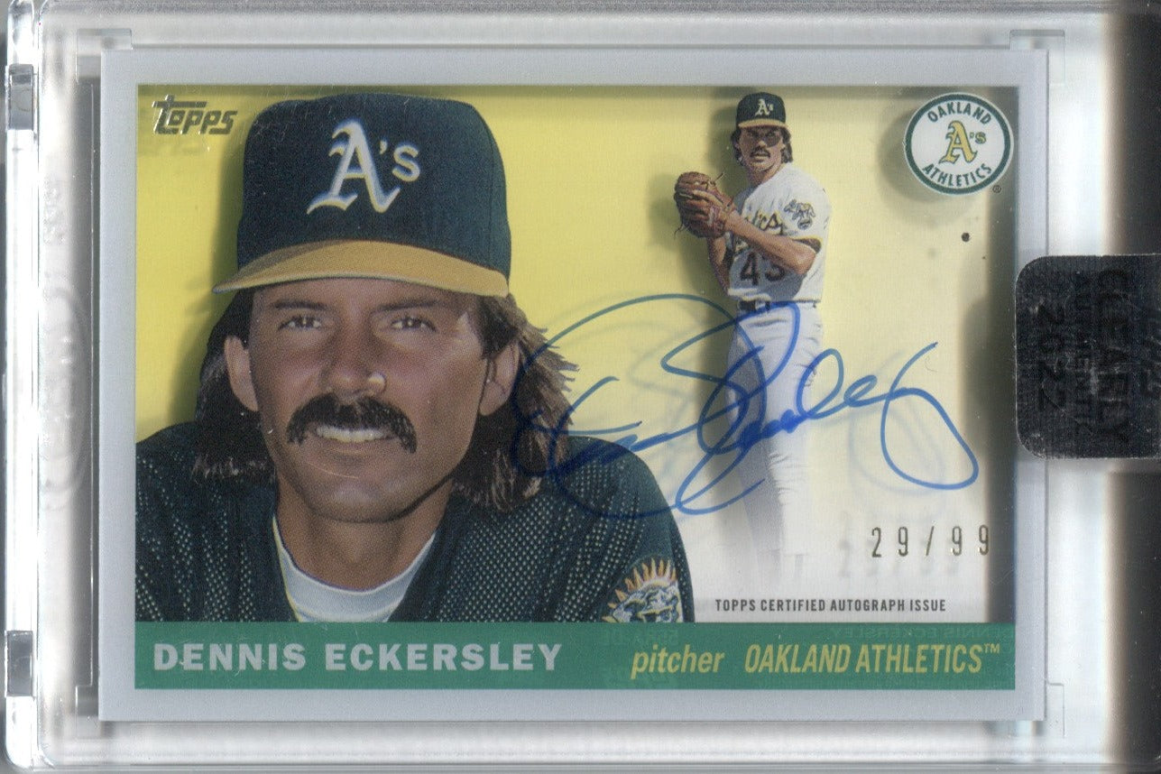 2022 Dennis Eckersley Topps Clearly Authentic AUTO 29/99 AUTOGRAPH #55