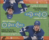 2021-22 Upper Deck O-Pee-Chee Hockey, Retail Box