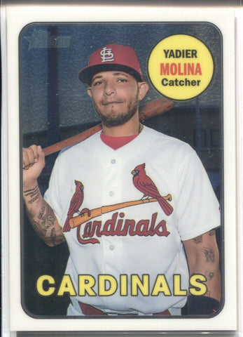 2018 Yadier Molina Topps Heritage CHROME 469/999 #THC-232 St. Louis Cardinals