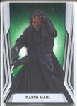 2021 Darth Maul Topps Star Wars Masterwork GREEN 16/99 #28 Sith