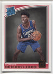 2018-19 Shai Gilgeous-Alexander Panini Donruss ROOKIE RC #162 Los Angeles Clippers 1