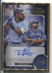 2022 Teoscar Hernandez Topps Gold Label GOLD FRAMED AUTO 32/75 AUTOGRAPH #FA-TH Toronto Blue Jays