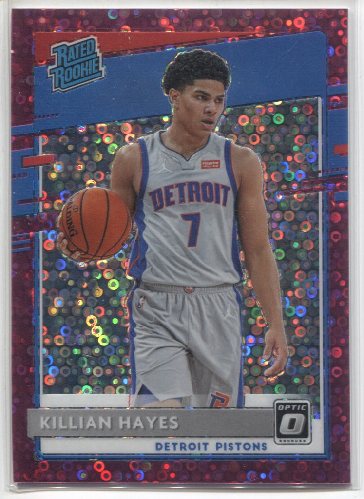 2021-22 Panini Mosaic Killian Hayes Detroit Pistons Green Mosaic