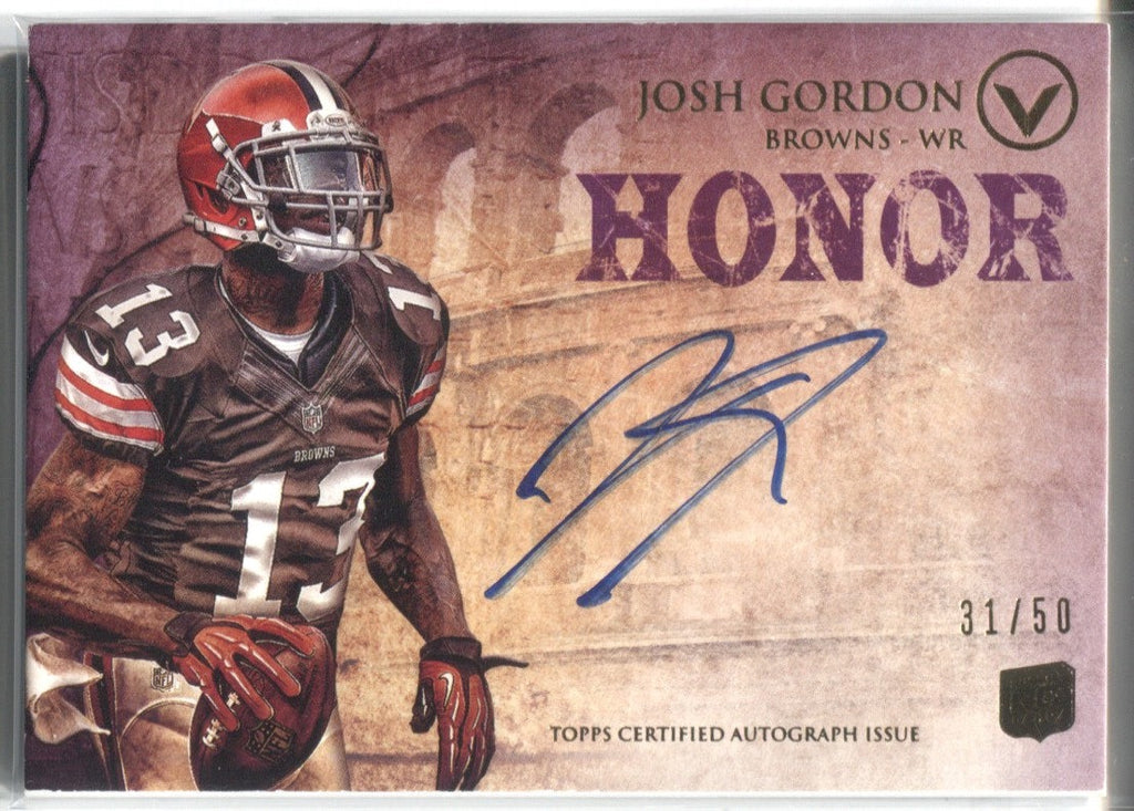 Josh Gordon Cleveland Browns Signed Autographed Brown #12 Jersey
