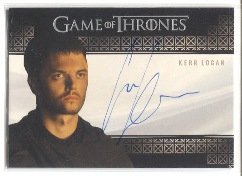 2022 Kerr Logan Rittenhouse Game of Thrones The Complete Series Volume 2 VALYRIAN STEEL AUTO AUTOGRAPH #NNO