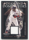 2005 David Ortiz Fleer Platinum DIAMOND DOMINATORS JERSEY RELIC #DD/DO Boston Red Sox HOF